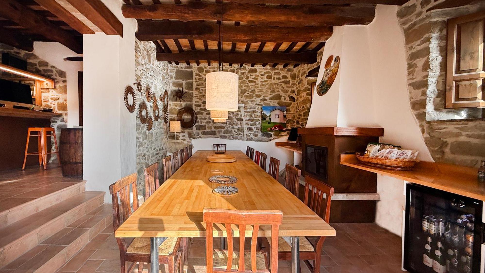 Bio Agriturismo Il Vigno Caprese Michelangelo Kültér fotó